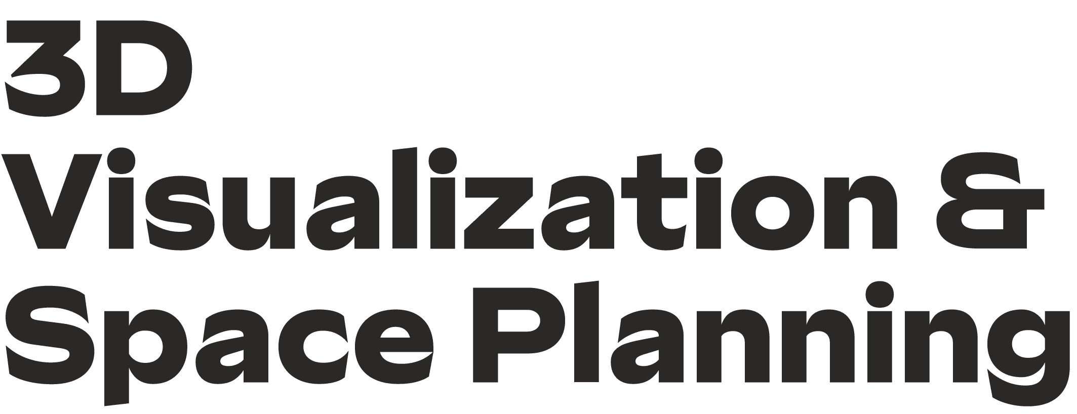 3D Visualization and Space Planning